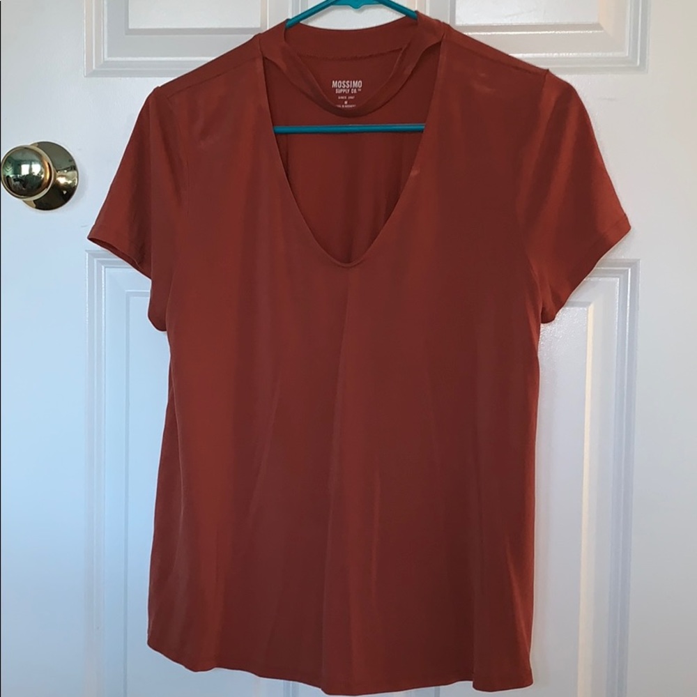 Burnt orange short sleeve